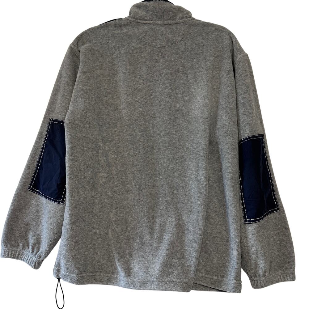 Paul & Shark Yachting Mens size Large 1/4 Zip Gray Grey Fleece Sweatshirt - Picture 2 of 8